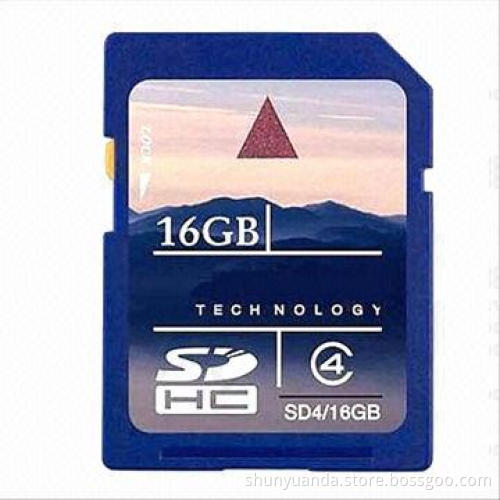 SD Cards with High-speed Class 4 16GB Capacity and Data Retention of 10 Years